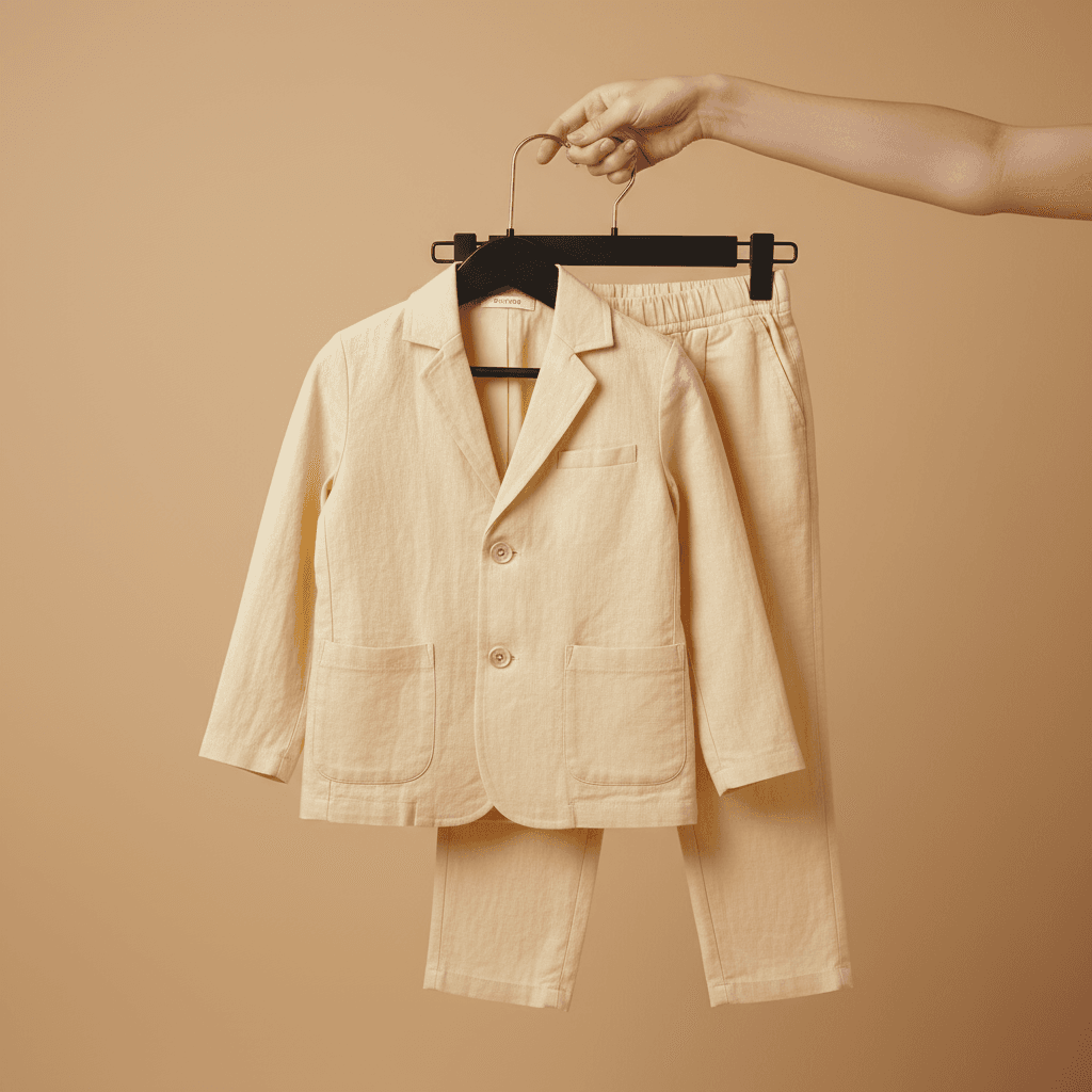 Butter Linen Suit Jacket & Trousers