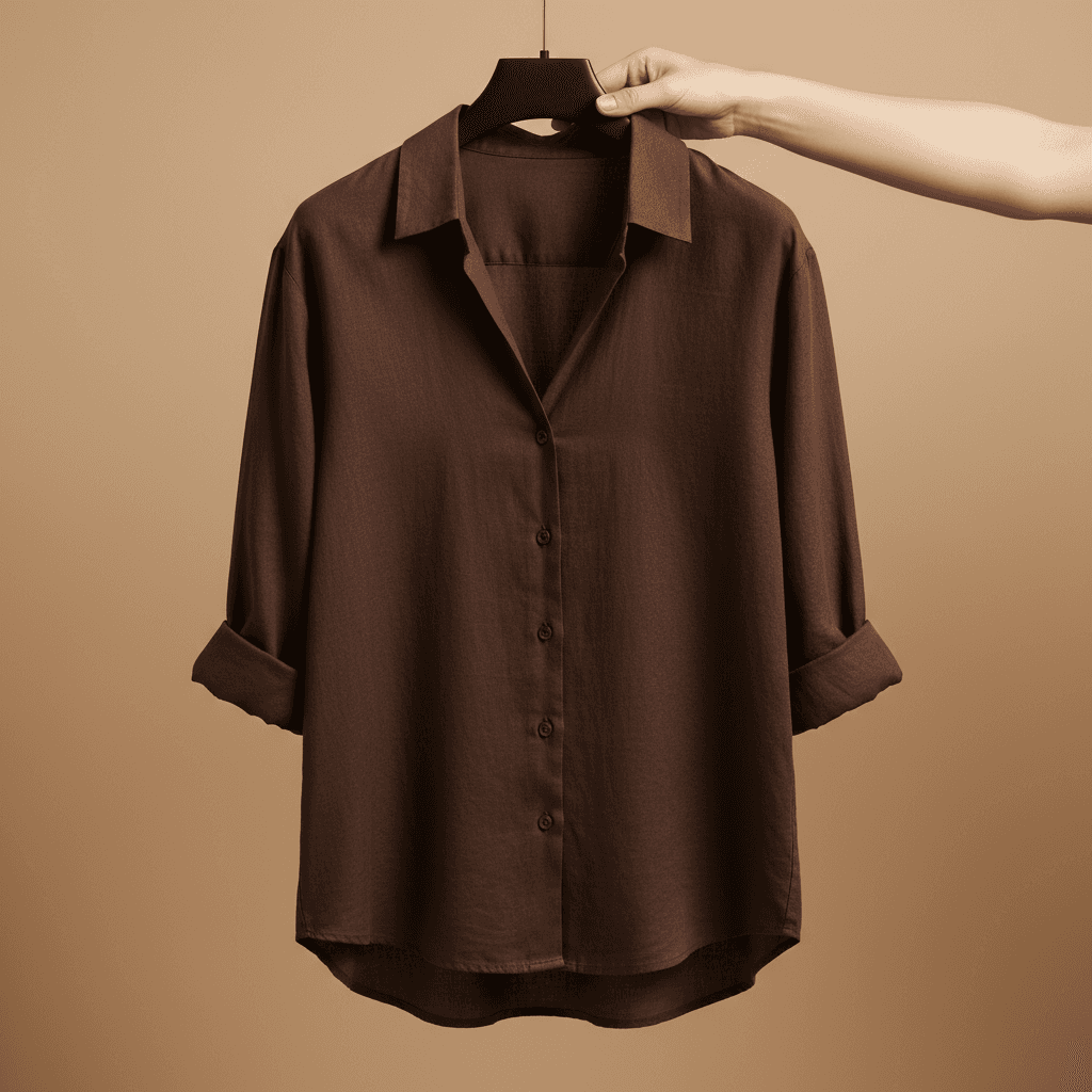 Chocolate Button-Down Shirt
