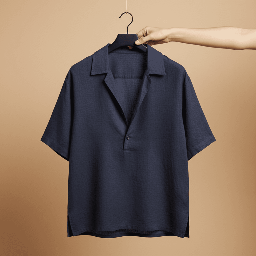 Navy Minimalist Shirt
